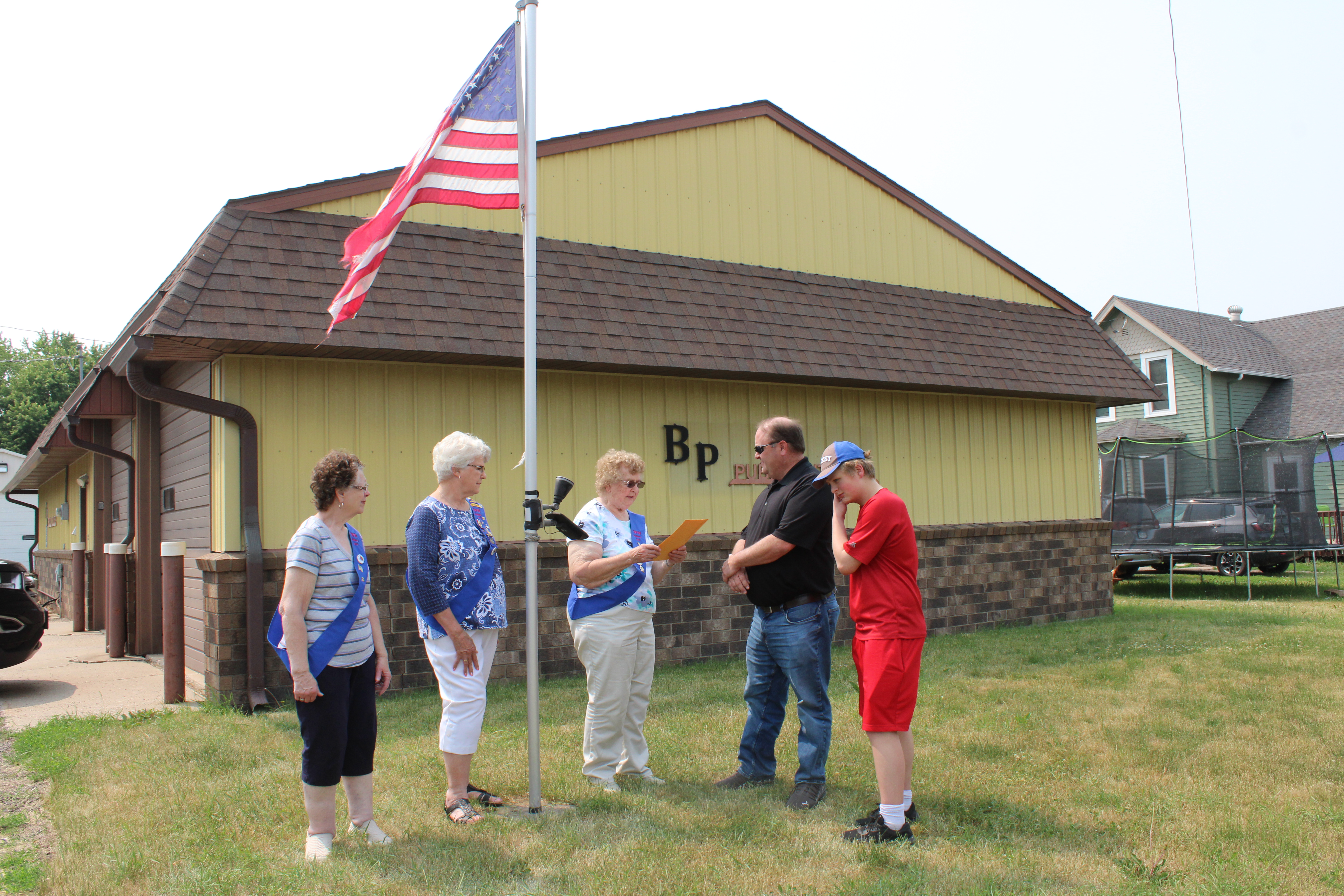 Blooming prairie, patriotic award, mn