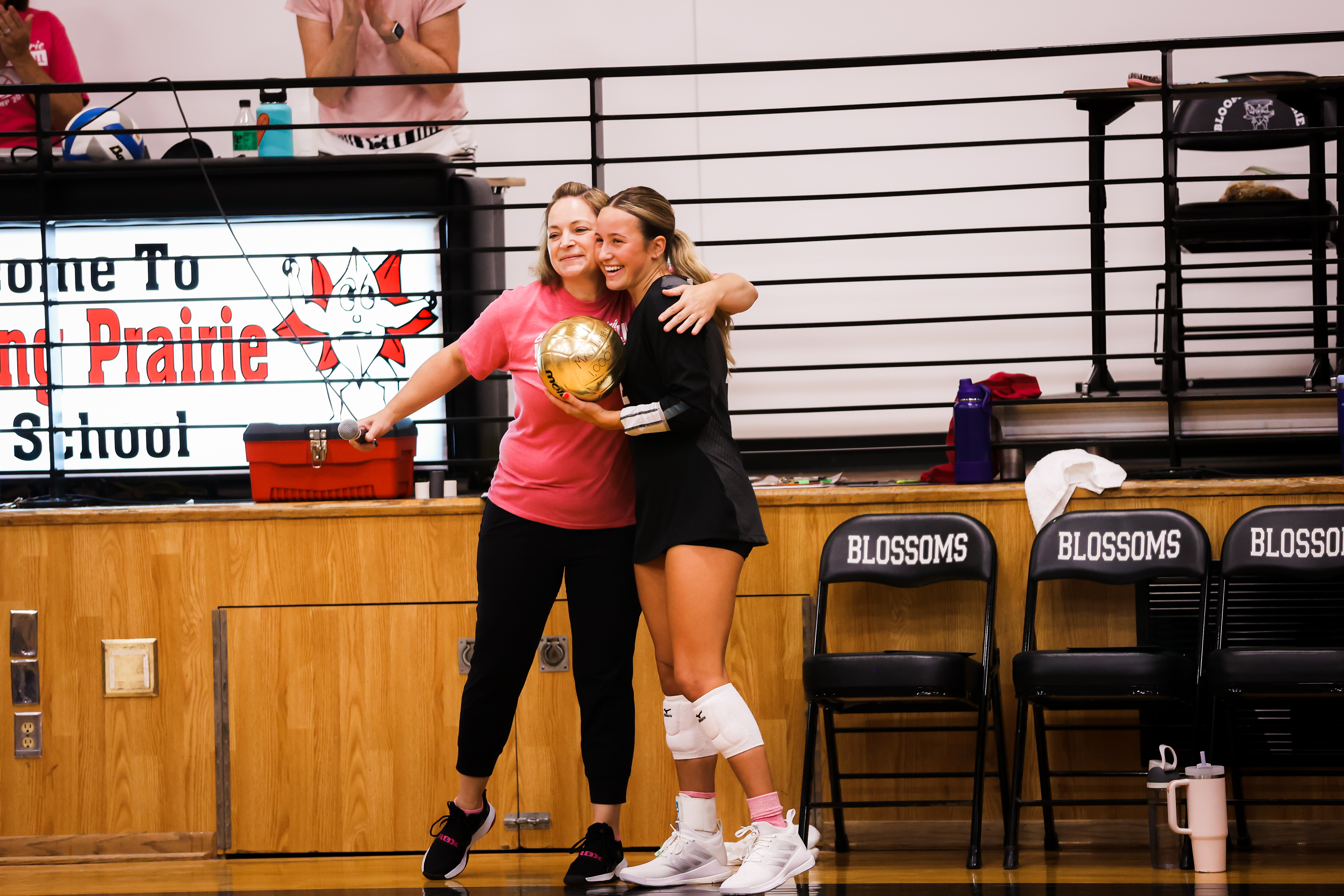 blooming prairie, volleyball,