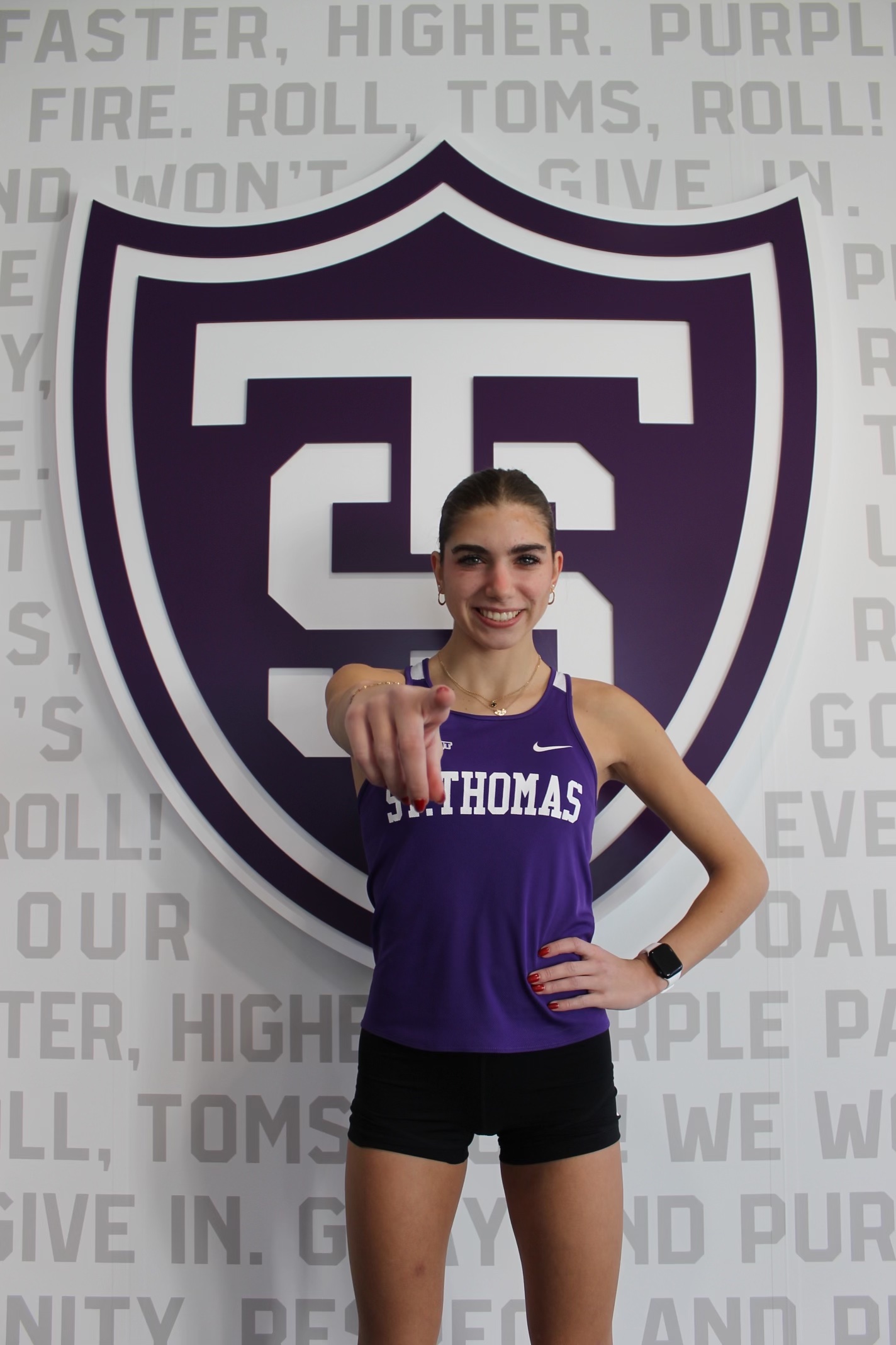 Jackie Cole, medford, st. thomas, track and field, mn