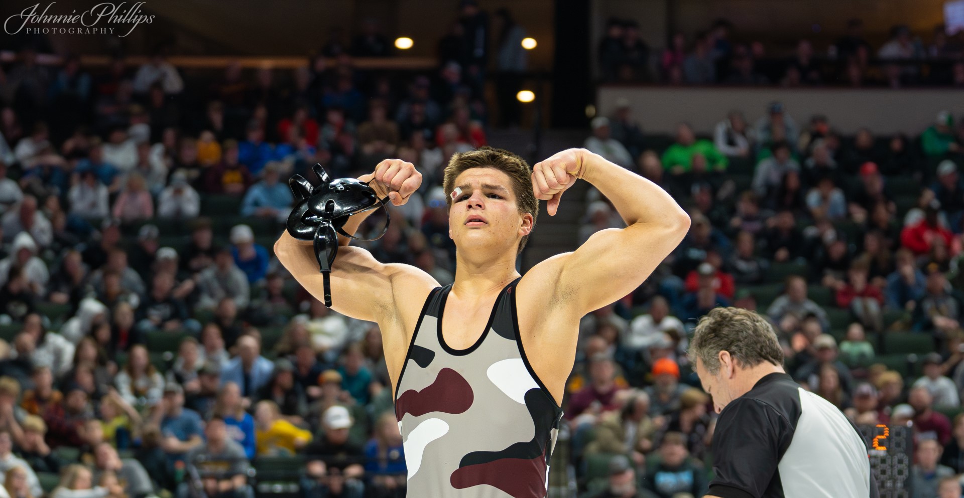 elwood, medford, wrestling, state champion