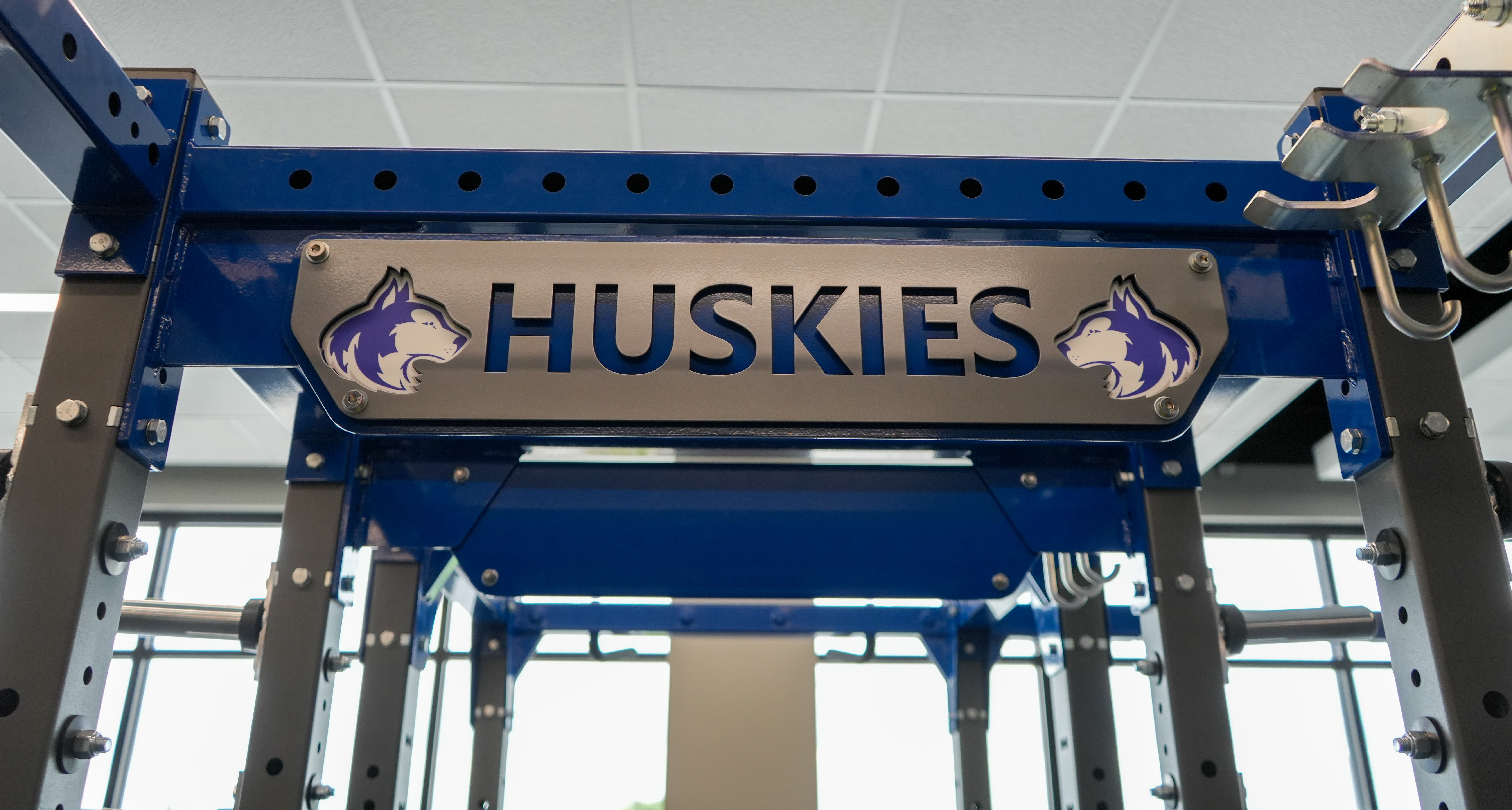 Owatonna High school, weight room, life fitness, huskies, OHS