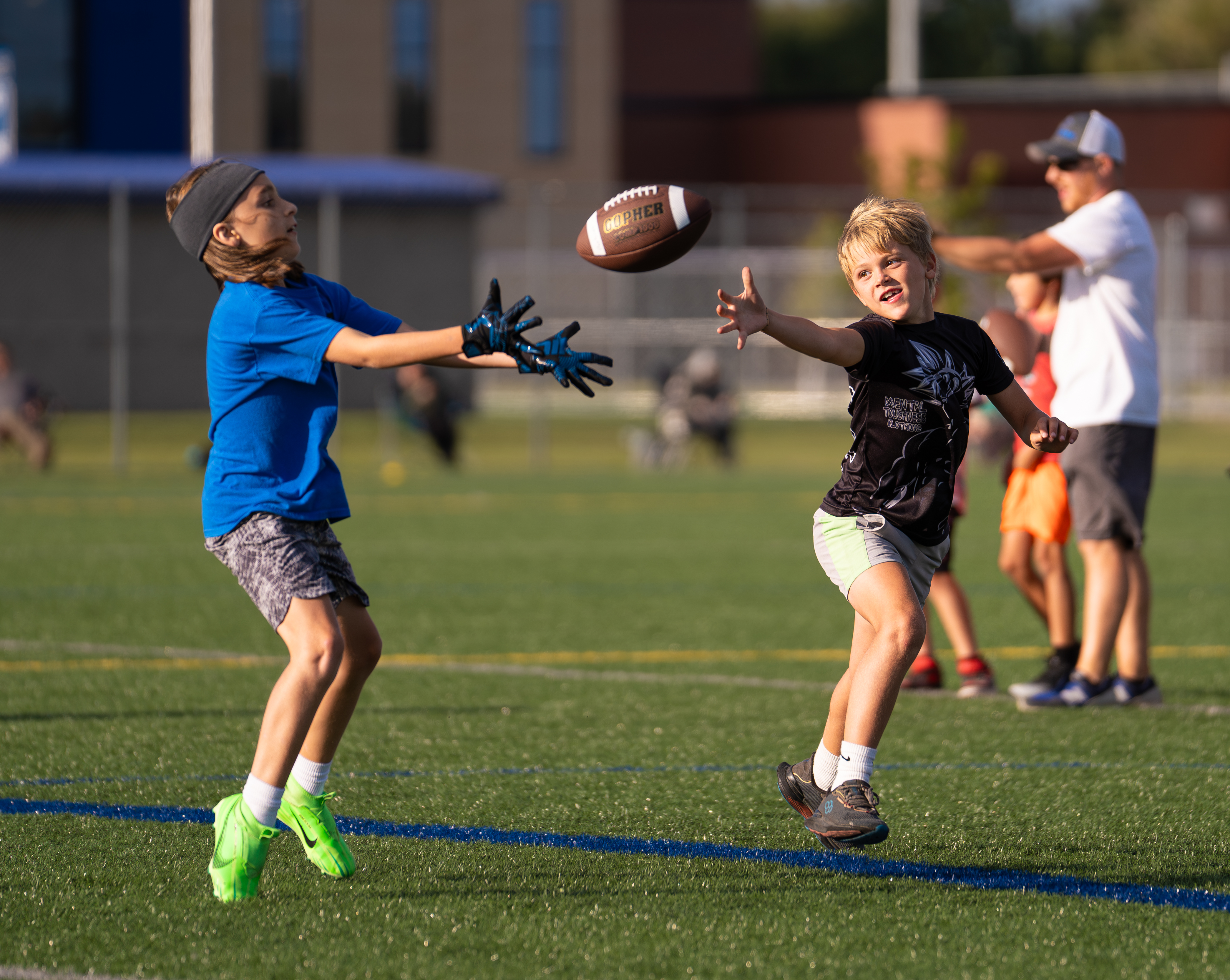 Huskies youth camp, owatonna, football