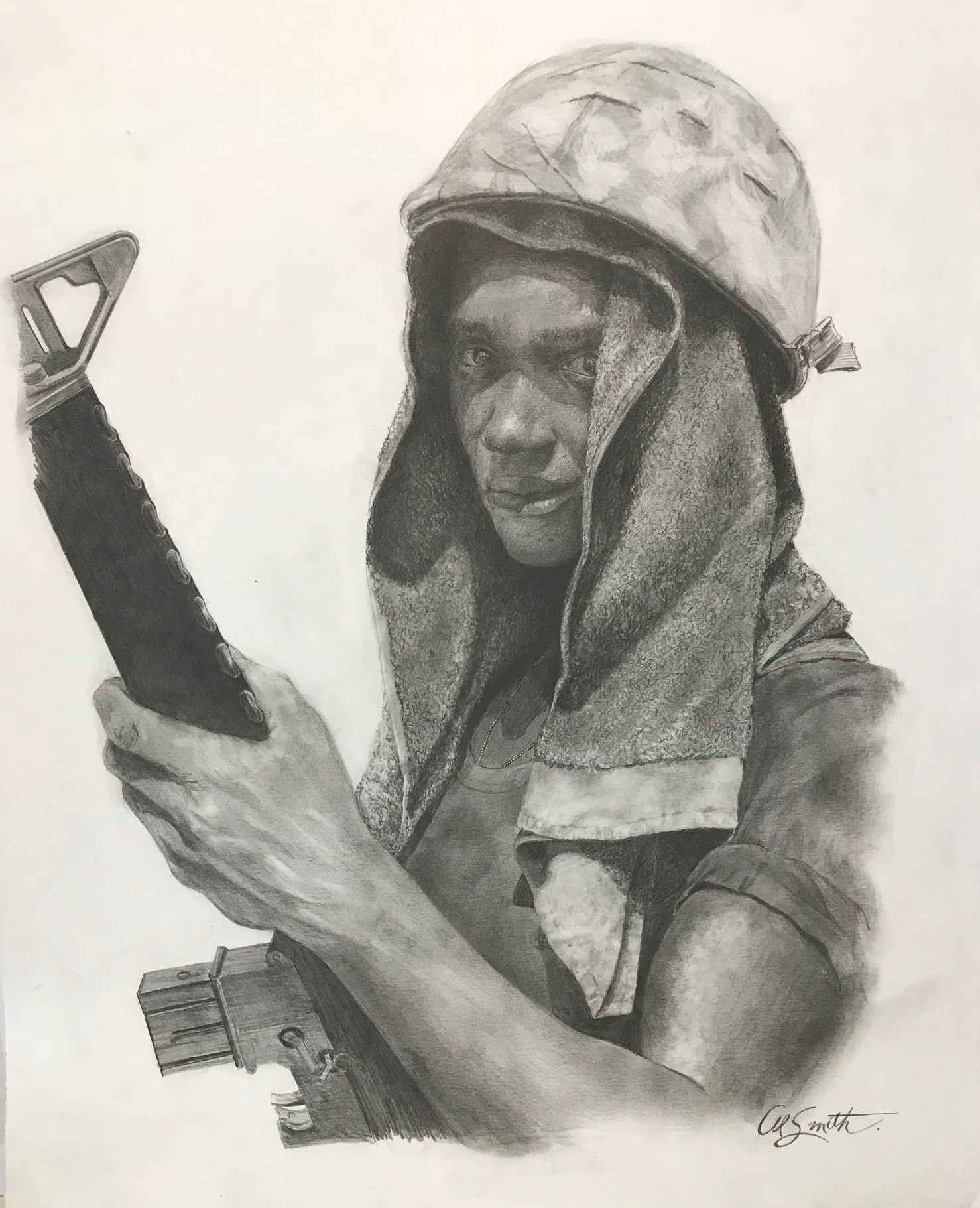 Al Smith, soldiers, artist, vfw