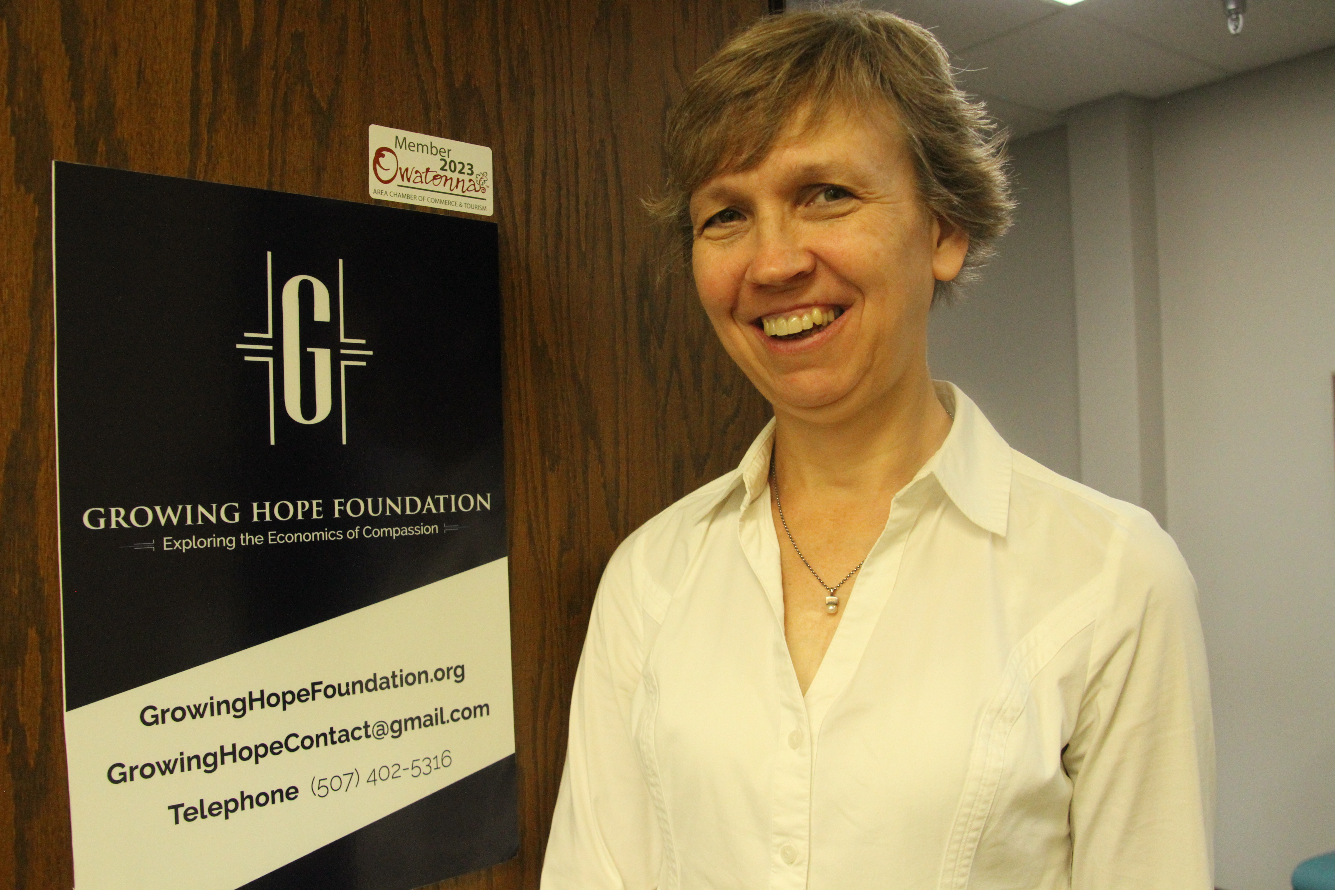 Julie Fiske, Growing Hope Foundation, owatonna, iowa, charitable giving, estate planning