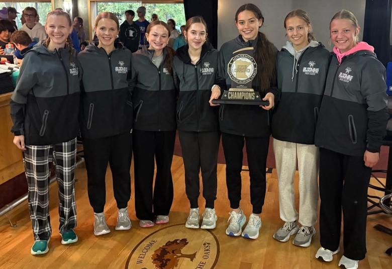 Blooming Prairie, cross country, girls, champions
