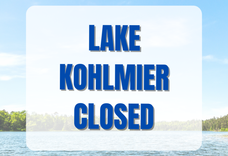 Lake Kohlmier, closed, owatonna, bacteria