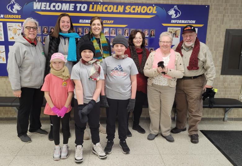 Owatonna Area Retired Education Association, glove drive,