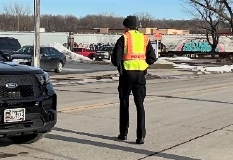 Owatonna, train, pedestrian, 2026
