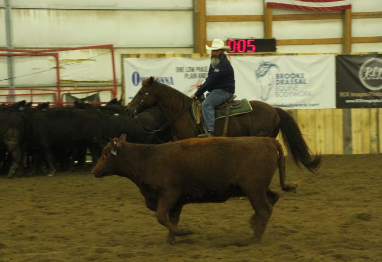 Matt Johnson, cutting horse competition, Owatonna
