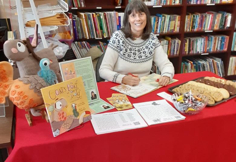 Kim Larson, Owatonna, author, little professor book center