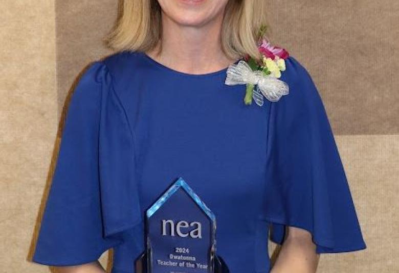 Katie Coudron has been named Owatonna’s Teacher of the Year. 